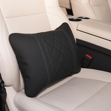 Car Pillows Napa Leather Car Seat Rest Cushion Car Lumbar Pillow For Mercedes... Car Pillows Napa Leather Car Seat Rest Cushion Car Lumbar Pillow For Mercedes...