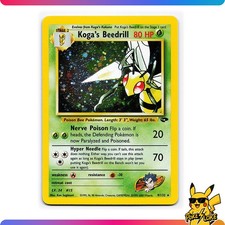 Koga's Beedrill - 9/132 - Holo Rare - Gym Challenge - [LP] on eBay