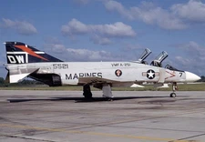 McDonnell Douglas F-4J VMFA-251 Thunderbolts Marines Mahogany Model Scale 1/72