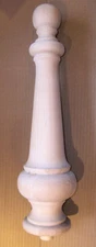 Huge Wood Furniture Finial 19 inches tall Bed Post Newel Bedpost #19