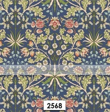 (2568) TWO Paper LUNCHEON Decoupage Art Craft Napkins - FLORAL PATTERN DESIGN