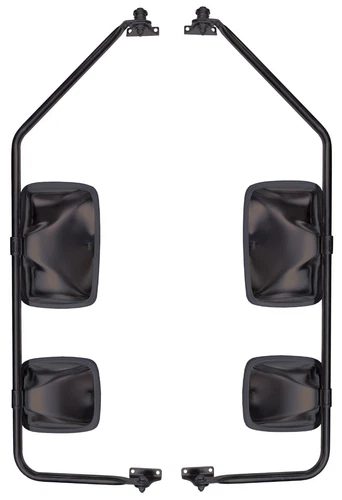Dual Head Mirror Assembly with Preset for Stepvan P30 truck Pair Velvac 714961