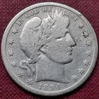 1894 S Barber Half Dollar 50c Better Grade Details #77096