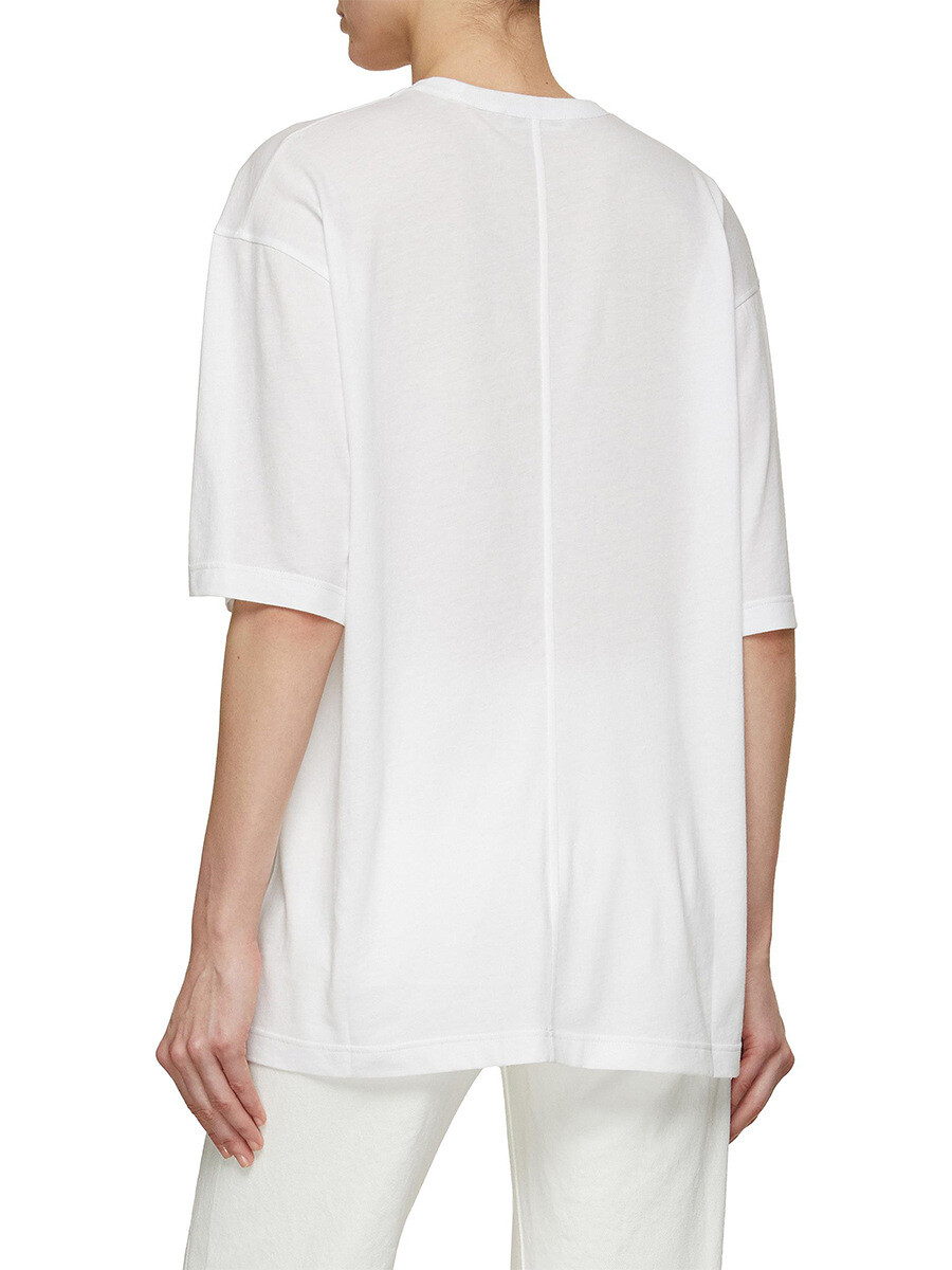 FILA T shirt donna THE ROW cotone cashmere estiva nuova top maniche corte sciolto