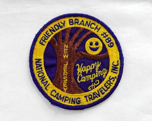 Vintage New Jersey Friendly Branch #89 NCT Patch National Camping Travelers - Bild 1 von 4
