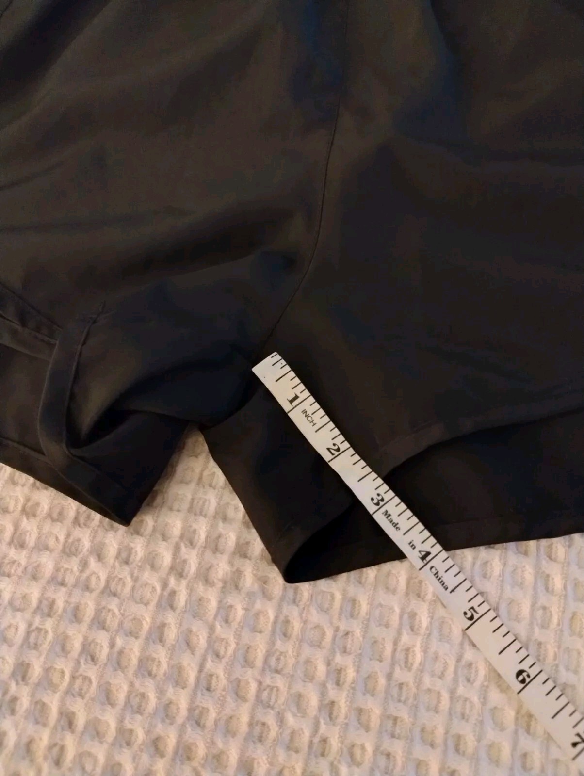 Nike Women's Solid Black Lined Running Shorts Siz… - image 3