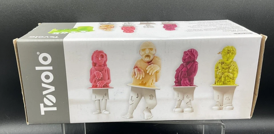 Moldes Tovolo Zombie Pop, Silicone Flexível, Sem BPA, Seguro para Máquina de Lavar Louça, Conjunto de 4 - Imagem 2 de 3