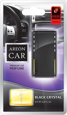 Original Areon Auto Parfüm Lufterfrischer Duftbaum Lüftungsgitter Black Crystal