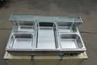 Food Equipment:Commercial Food Warmer 5-Pan Electric Food Warmer 40.5" Long Hot