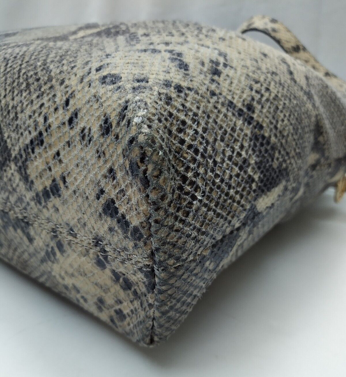 Michael Kors Python Embossed Leather Drawstring B… - image 13