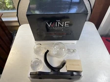 (New) Globe World Whiskey Decanter The Wine Savant With 2 Globe Glasses