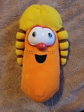 Veggietales Laura Carrot Plush Orange Big Ideas 8 Inches Weighted Bottom