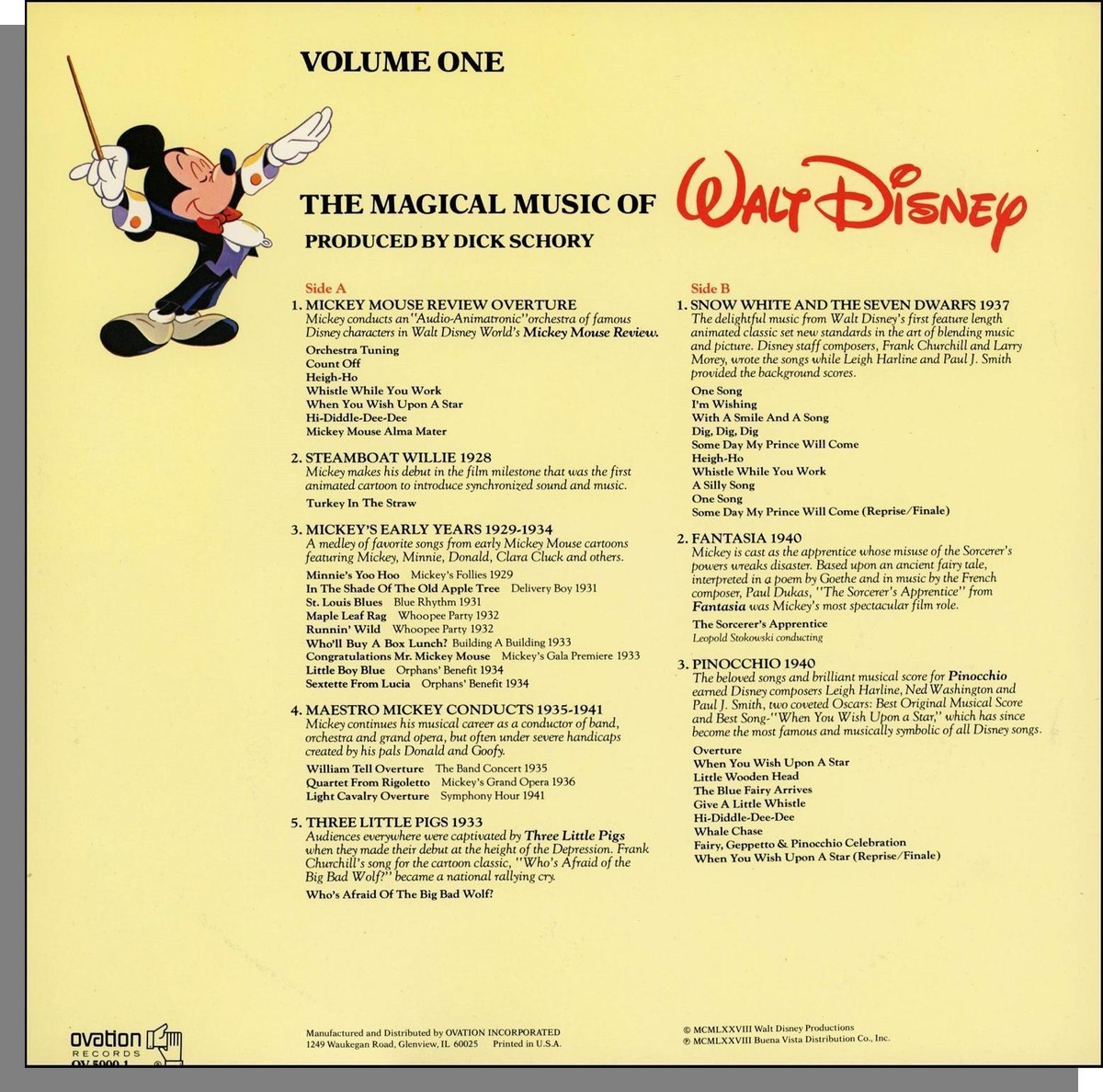 【希少】CD5枚THE MAGICAL MUSIC OF WALT DISNEY The Magical Music of Walt Disney - 4 LP's Box Set of Movie