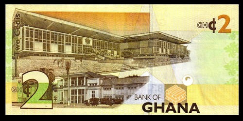 Ghana 2 Cedis 2013 P 37 UNC *** BANKNOTE - Picture 2 of 2