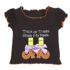 Trick or Treat Smell My Feet Tee Shirt by Baby Ganz