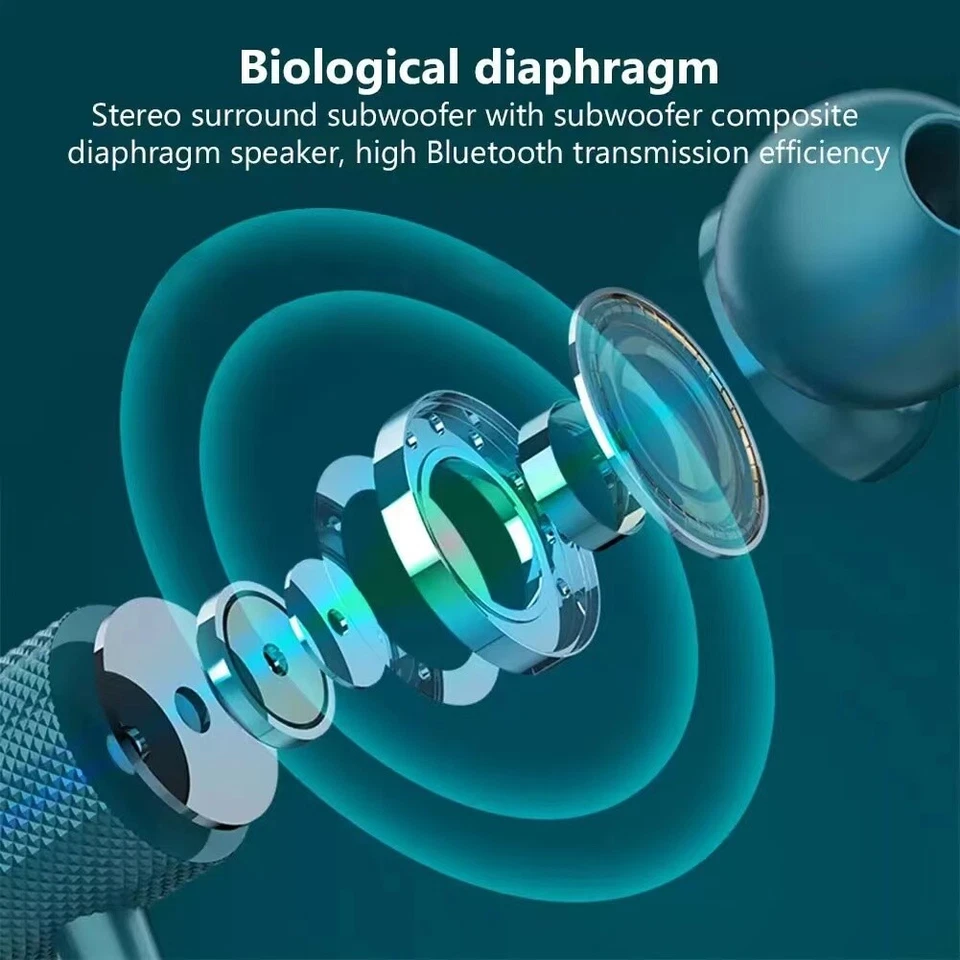 Wireless Bluetooth Headphone Super Bass Retractable Stereo Earphone Headsets Mic - Image 3 of 4