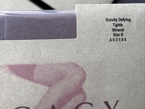 3 Legacy Legwear QVC Gravity Defying Tights Size B A63184 Grey Bark Mineral - Picture 2 of 5
