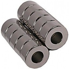 1/2" x 1/4" x 1/4" Rings - Neodymium Rare Earth Magnet, Grade N48
