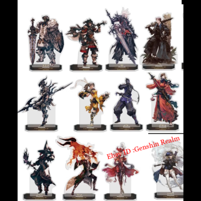 Anime Final Fantasy XIV FF14 G'raha Tia Acrylic Figure Stand Table