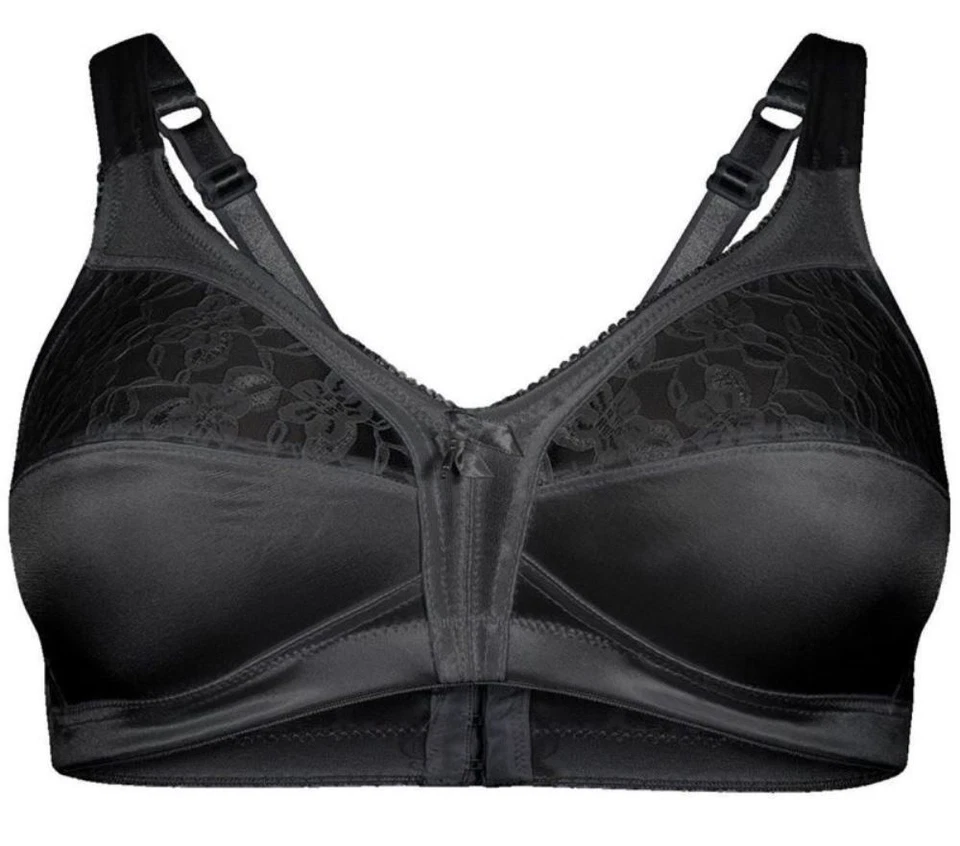 Ladies Womens Beauforme Firm Control Satin Bra Non Wired Soft Full Size Cup B-EE - Image 3 of 3