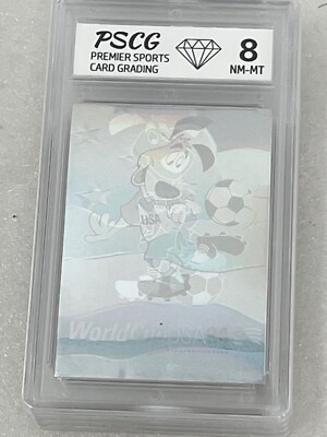 Striker Mascot Hologram 1994 UD World Cup USA 94 Soccer 4 Card Set 
