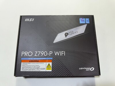 MSI PRO Z790-P WIFI LGA 1700 Intel Z790 SATA 6Gb/s DDR5 ATX Motherboard
