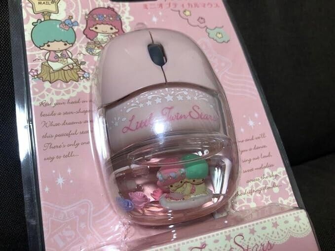 Sanrio Little Twin Stars Kikirara Aquamini Optical Mouse Sanrio Little Twin Stars Kikirara Aquamini Optical Mouse