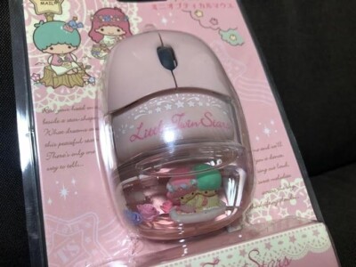 キキララ　アクアミニオプティカルマウス　マウス　　レア　2010年購入 キキララ アクアミニオプティカルマウス マウス レア 2010年購入