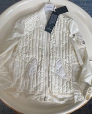Moncler Kim Giubboto Ivory Jacket Size 4 New