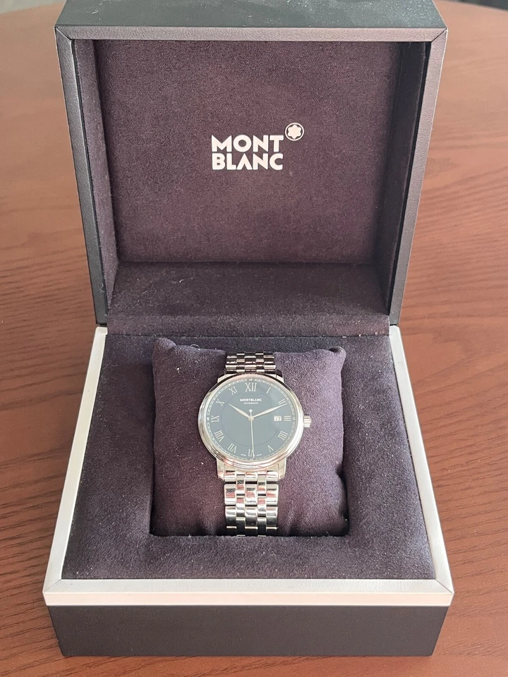 Reloj de lujo Montblanc Tradition automático fecha 40 mm 117830 para hombre hecho en Suiza Foto 2 de 4