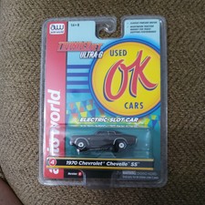 SC377-4GRY Auto World Thunderjet 1970 Chevrolet Chevelle SS HO Scale Slot Car