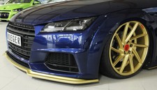 Rieger CUP Spoilerlippe für Audi TT 8J FV S-Line TTS Frontspoiler Schwert ABS