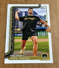 2025 Topps # FP-6 Carl Radke First Piych PNC Park Pittsburgh