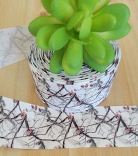 1.5" 1 YD Camo Grosgrain Ribbon Leaf Tree Hunting Man Cave Camouflage