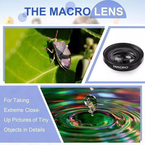 Mobile Phone Camera Lens Universal Lens Set 3 In 1 Fisheye Macro Wide Angle Clip - 第 7/13 張圖片