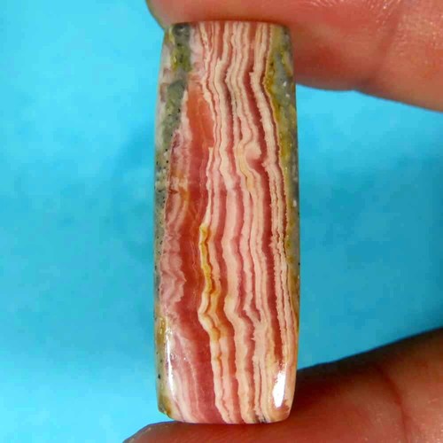 27.40Cts. 100%Natural Unique Red Rhodochrosite Cushion Cab 11x30x5mm Top Gems