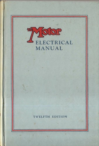 Motor Elektrik Hand Bügel Presse 1956 Verkabelung Batterie Starter Spule Magneto +