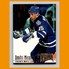 Dmitri Mironov #218 1994 Fleer Ultra Toronto Maple Leafs Hockey Card NHL NM