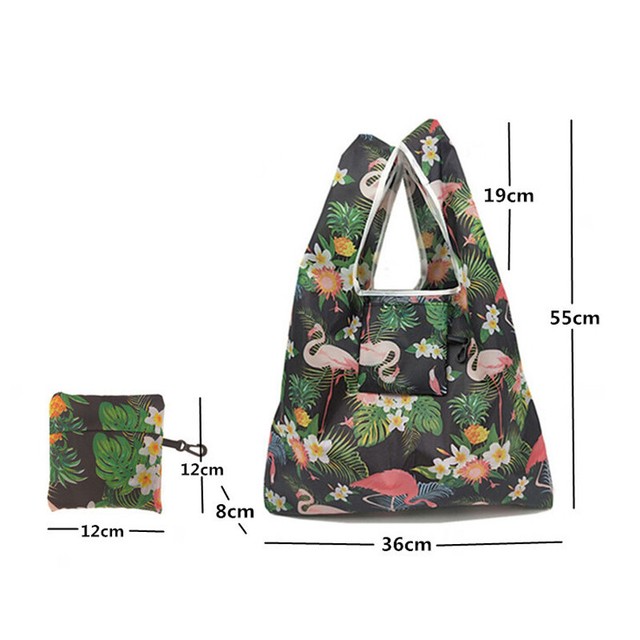 the Lazy Egg Folding Eco Reusable Shopping Tote with Pocket Pouch Gudetama