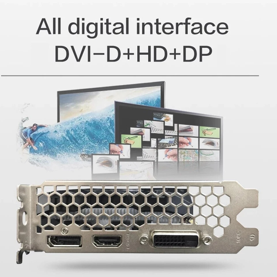 YESTON Geforce GTX1050Ti Graphic Card GDDR5 4G 128bit Video Card GTX1050Ti-4G D5 - Image 3 of 4