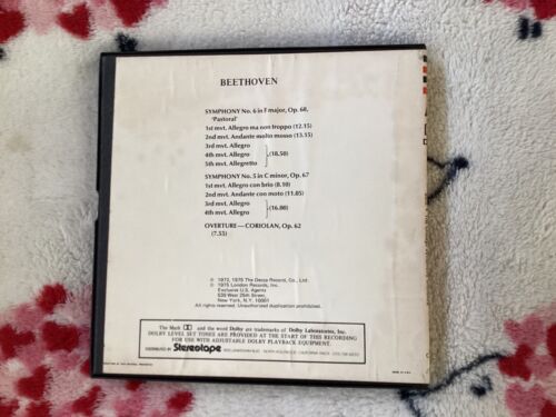 BEETHOVEN - SYMPHONIES#6 & #5 SIR GEORG SOLTI CHICAGO SYMPHONY REEL @ 7-1/2IPS - Picture 2 of 4
