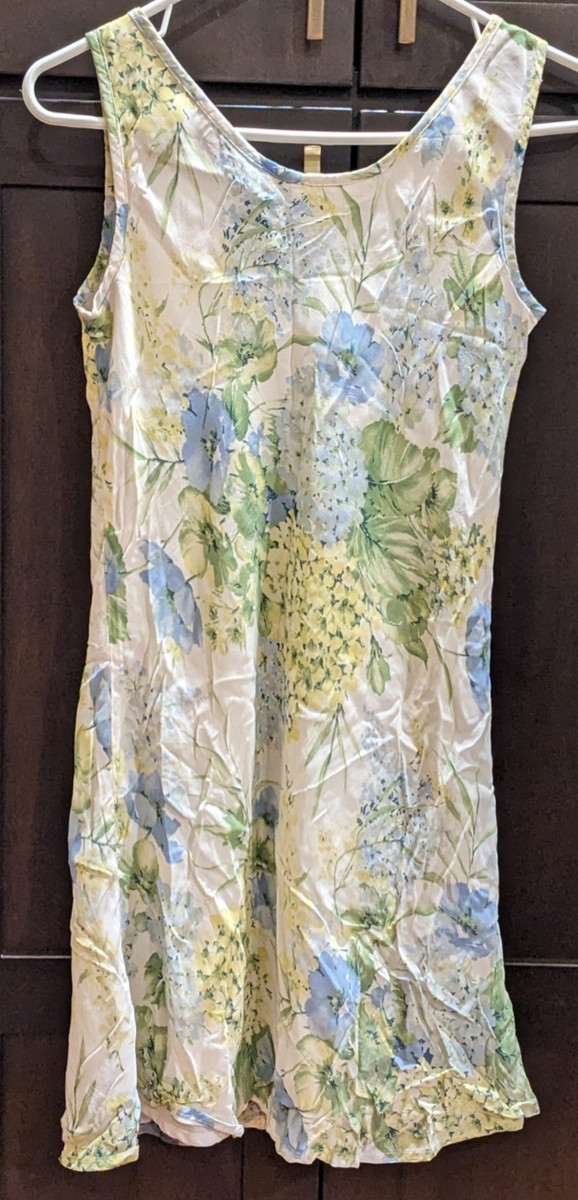 Vintage Y2K EXPRESS Compagnie Internationale Dress Fairy Floral Rayon - 5/6 View 2