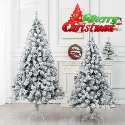 45cm Schnee beflockt Weihnachtsbaum PVC realistische mattierte Kiefer mit Kunstschnee
