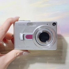 CASIO EXILIM ZOOM EX-Z50 5.0MP Compact Digital Camera Silver Tested