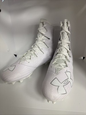 NEW Under Armour UA Highlight MC White 1297358-100 Size 10.5