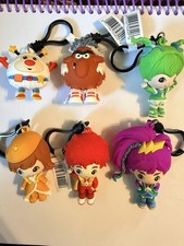 Juego de seis llaveros clips de bolsa digital Rainbow Brite incl. persecución Stormy Red Lala