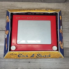 VTG Ohio Art 505 Etch A Sketch Magic Screen With Box Classic Drawing Toy Knob