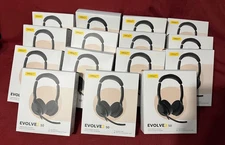 Alot of five NEW Jabra Evolve2 50 Wired Stereo Headset