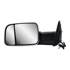 Driver Left Side Door Towing Mirror Chrome Back Cover LH