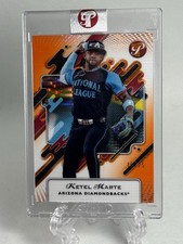 2025 Topps Pristine - Ketel Marte Orange Refractor /25 Diamondbacks #257